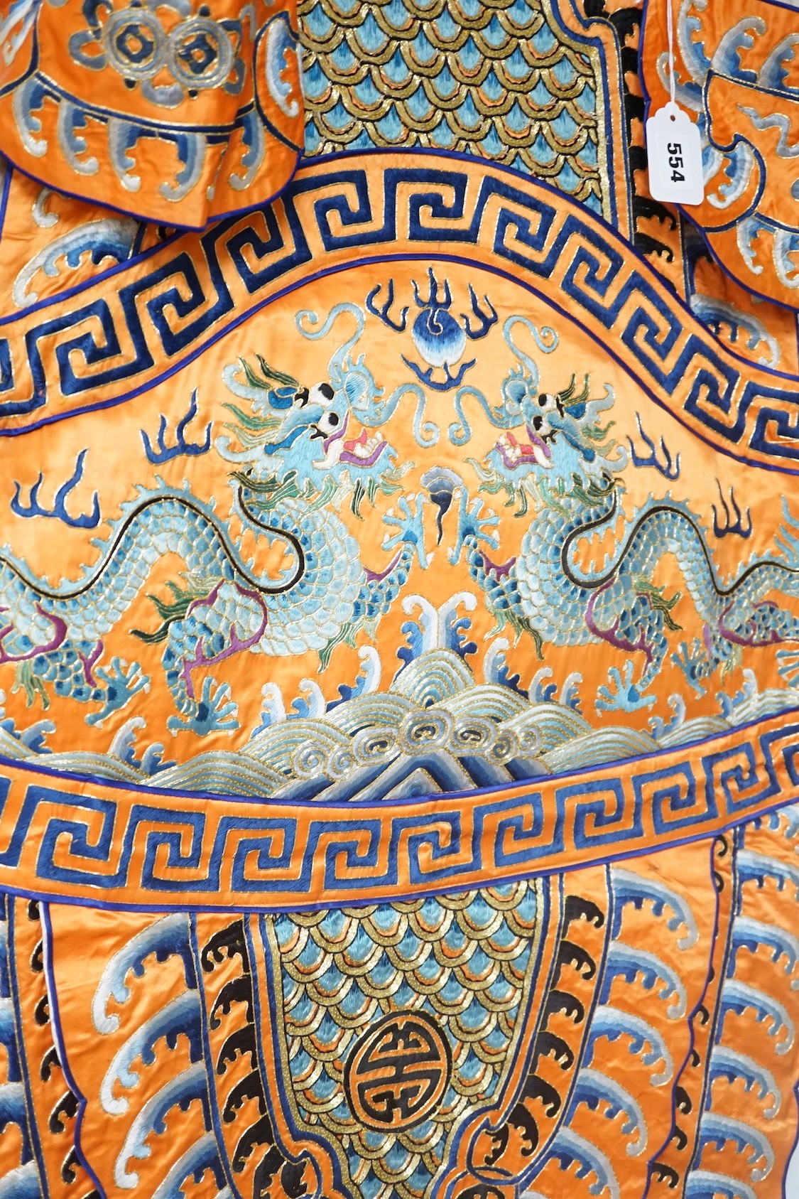 A Chinese embroidered robe